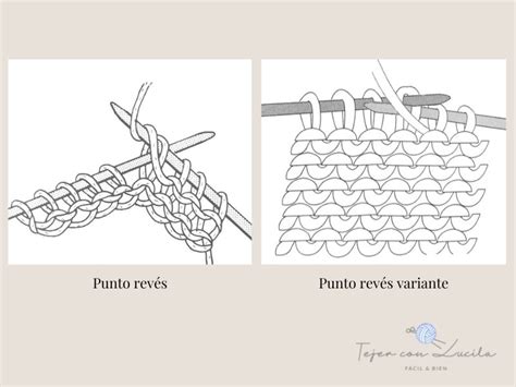 Puntos B Sicos Del Tejido Punto Rev S Dos Agujas Y Punto Derecho