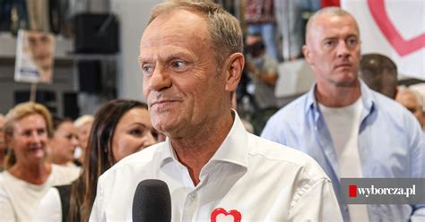 Wybory Donald Tusk W Elbl Gu Spotkanie Z Liderem Platformy