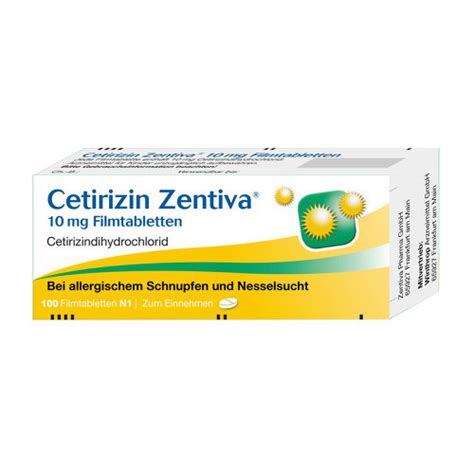 Cetirizina Zentiva 10 Mg Compresse Rivestite Con Film Erbofarma