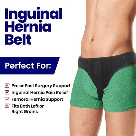 Everyday Medical Hernia Guard I Inguinal Hernia Belt For Men I Left Or