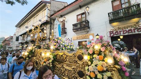 Our Lady Of Lourdes St Intramuros Grand Marian Procession Youtube