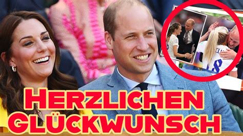 Kate und William Glückwünsche an Löwinnen nach hart erkämpftem Sieg