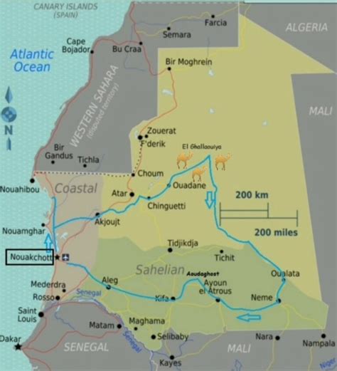 Mauritania Itinerario Esplorativo Giorni Transafrica