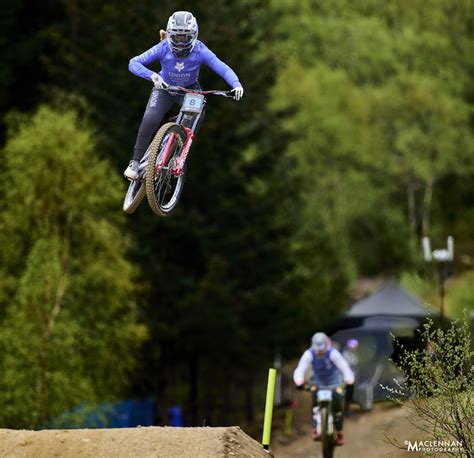 Eliana Hulsebosch At Fort William World Cup Dh Track In Wester Ross