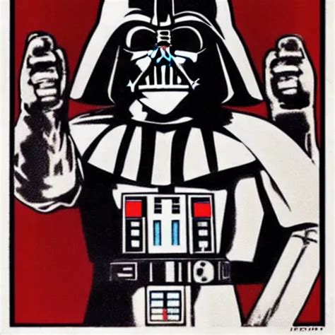 Darth Vader Soviet Propaganda Poster Stable Diffusion Openart