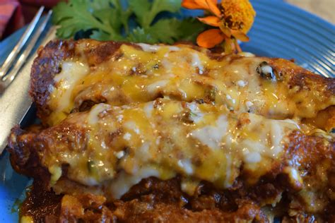 Shredded Chicken Enchiladas With Red Sauce Lindysez Recipes