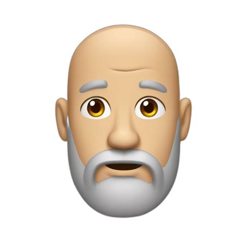 Bald And Bearded Ai Emoji Generator