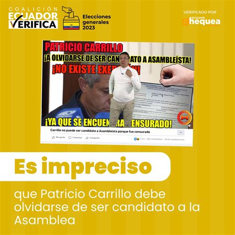 Ecuador Chequea on Twitter Compartimos esta verificación que hicimos