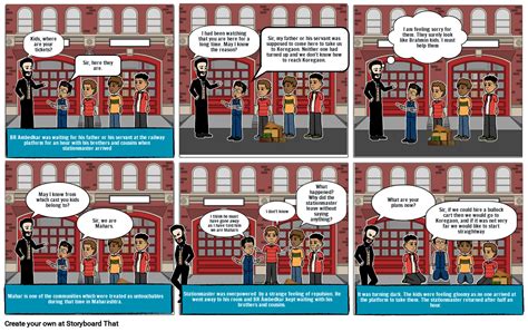 Dr Br Ambedkar Comic Strip Storyboard By Jimmy7n