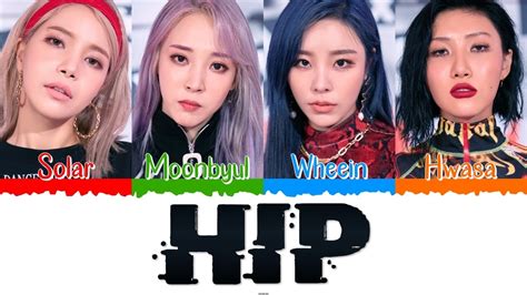 MAMAMOO 마마무 HIP Color Coded Lyrics Han Rom Esp YouTube