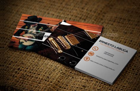 Music Business Card Template 29 Free And Premium Download