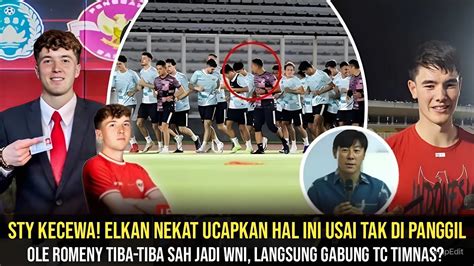 KABAR MENGEJUTKAN UCAPAN GILA ELKAN BIKIN STY SAKIT HATI TIMNAS