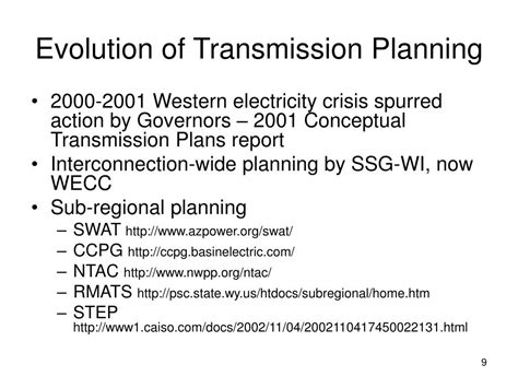 Ppt Transmission Planning And Expansion In The Western