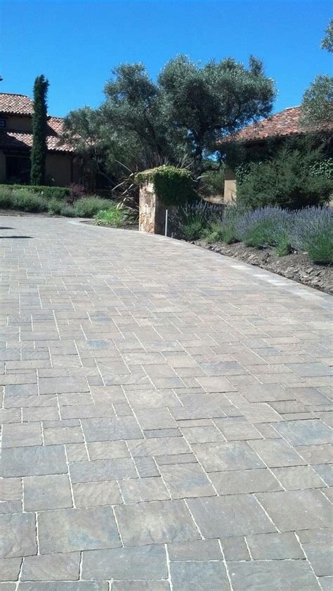 Paver Driveway Mediterranean Garden San Francisco By The Legacy