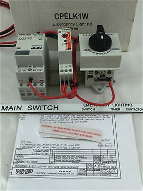 Emergency Light Test Switch Wiring Diagram