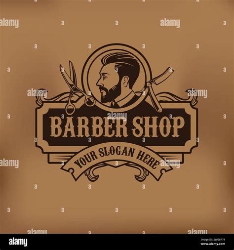 Hair Salon Vintage Banque Dimages Vectorielles Alamy