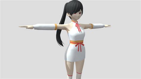 【anime Character】dai Wu Shuang V1 Unity 3d Buy Royalty Free 3d Model By 3d動漫風角色屋 3d Anime