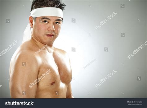 Asian Body Builder Naked Show Muscle Stock Photo Shutterstock