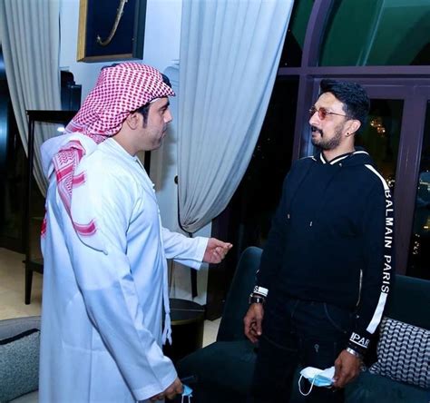 Dr Bu Abdullah Meets Multilingual Star Kichcha Sudeep During Visit To