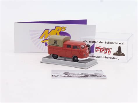 Mrs Modellautos Brekina 2023 11 Sondermodell VW T1b Doka Pritsche