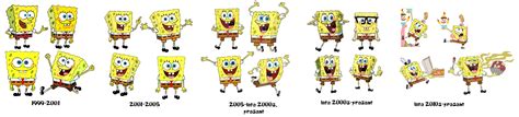 Evolution Of Spongebob