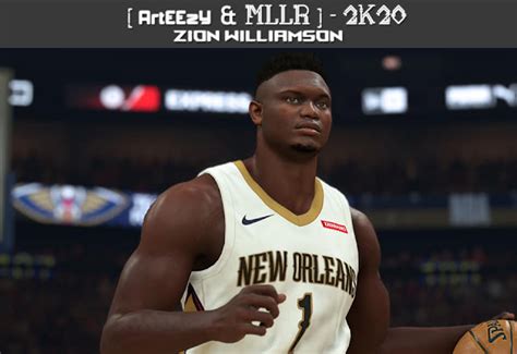 NBA 2K20 Zion Williamson Cyberface and Body Update by Arteezy & MLLR