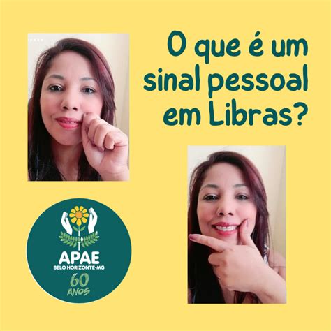 O Que Um Sinal Pessoa De Libras Apae Bh