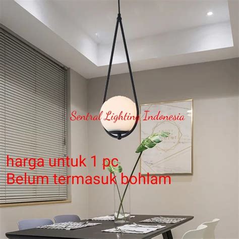 Jual SL1132 1 LAMPU GANTUNG HIAS MINIMALIS MODERN RUANG TAMU MEJA MAKAN