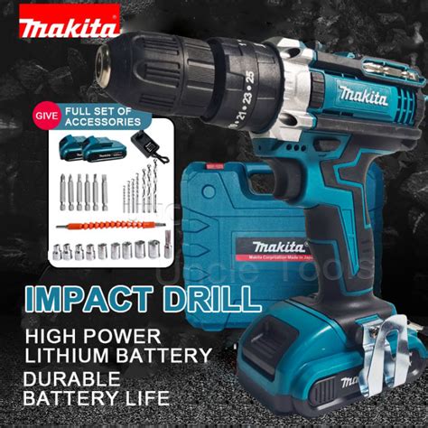 Makita V Cordless Electric Drill Lithium Battery Electric Hand Drill