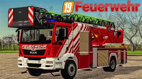 Ls Gelenk Drehleiter M L At Farming Simualtor Feuerwehr Mod Youtube