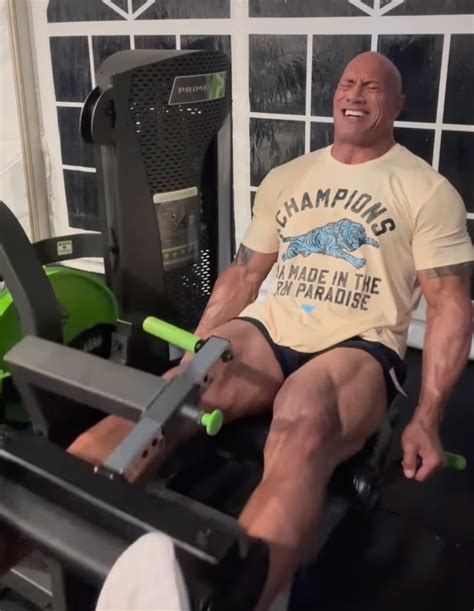 The Rock Shared a Look at His 'Insanely Effective' Leg Workout