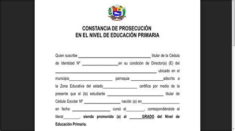 ATENCIÓN DIRECTORES DEL NIVEL DE PRIMARIA FORMATOS DE Certificado de