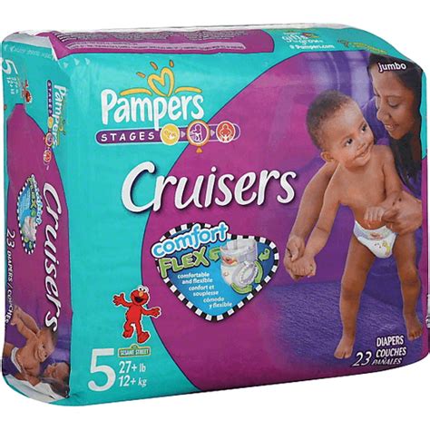 Pampers Cruisers Diapers Size Lb Sesame Street Jumbo