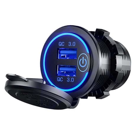 Universele Autolader 12V Dual Usb Oplader Stopcont Grandado