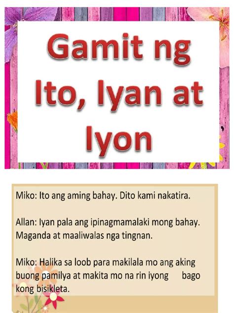 Ito Iyan Iyon Powerpoint Pdf