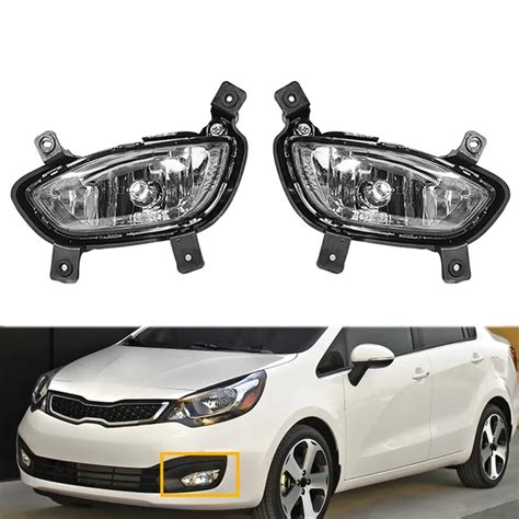 Car Front Bumper Driving Fog Lamp For Kia Rio K2 Sedan 2012 2013 2014