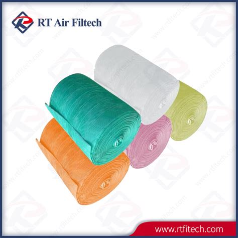 F Pocket Filter Roll Material Bag Filter Media In Roll China Pocket