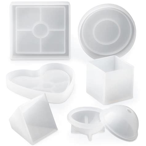 Silicone Mold Set, Geometric Shape – Arteza.com