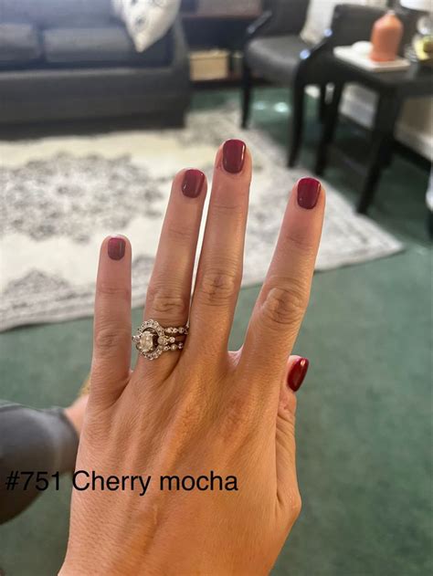 Cherry Mocha Nails In Dnd Gel Polish Gel Polish Colors Nails