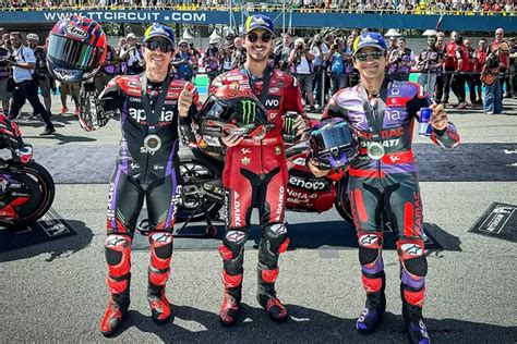 Balapan Sprint Motogp Belanda Francesco Bagnaia Jadi Juara Marc