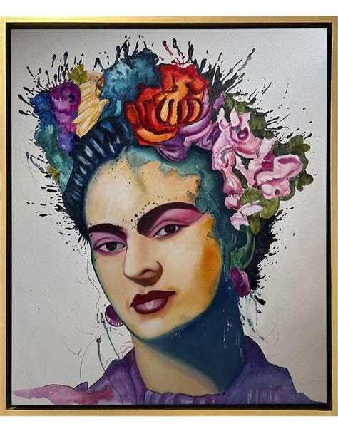 Pintura T Cnica Mixta Lune Art Gallery Frida Kahlo Liverpool Mx