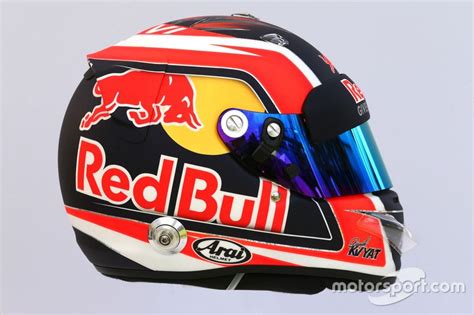 The helmet of Daniil Kvyat, Scuderia Toro Rosso STR12 F1 2017, Enduro ...