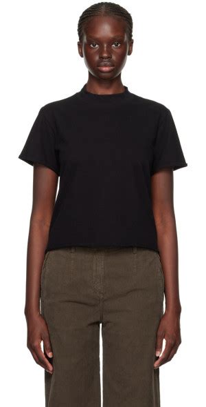 The Row Black Fedrino T Shirt