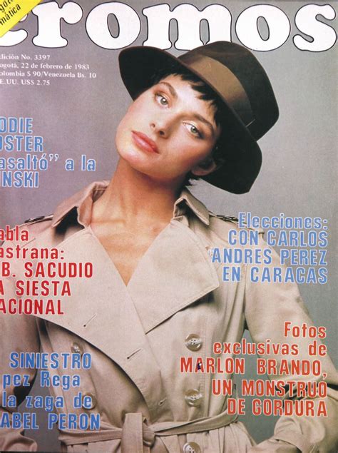 Nastasja Kinski Covers Cromos Magazine Colombia Feb 1983 Cromos Portadas Caracas