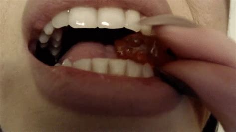 Chewing Gummy Bears With My Sharp Teeth Acapulco1 Clips4sale