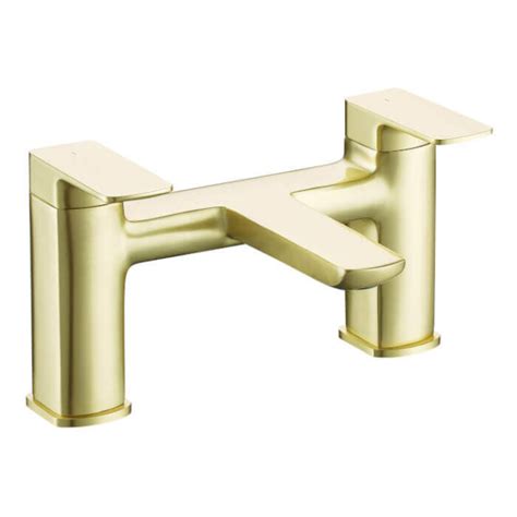 Jersey Bath Filler Tap In Brushed Brass