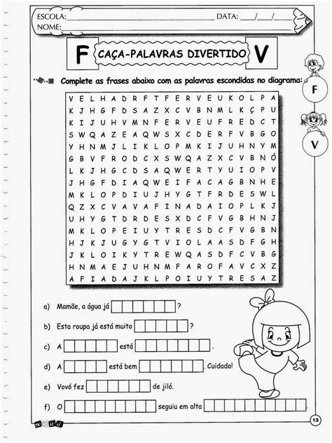 Escola Saber Atividade de português 3 ano fundamental ortografia