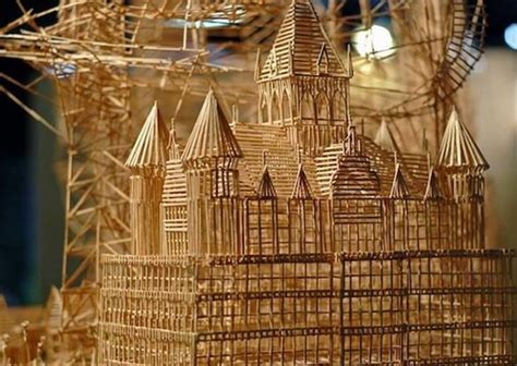 Magníficas Maquetas De Edificios Con Palillos Arte