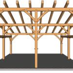 X Shed Roof Plan Timber Frame Hq