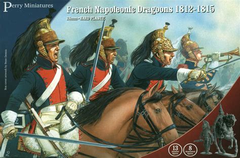Fn130 Plastic French Napoleonic Line Dragoons 13 Mounted 8 Dismounted